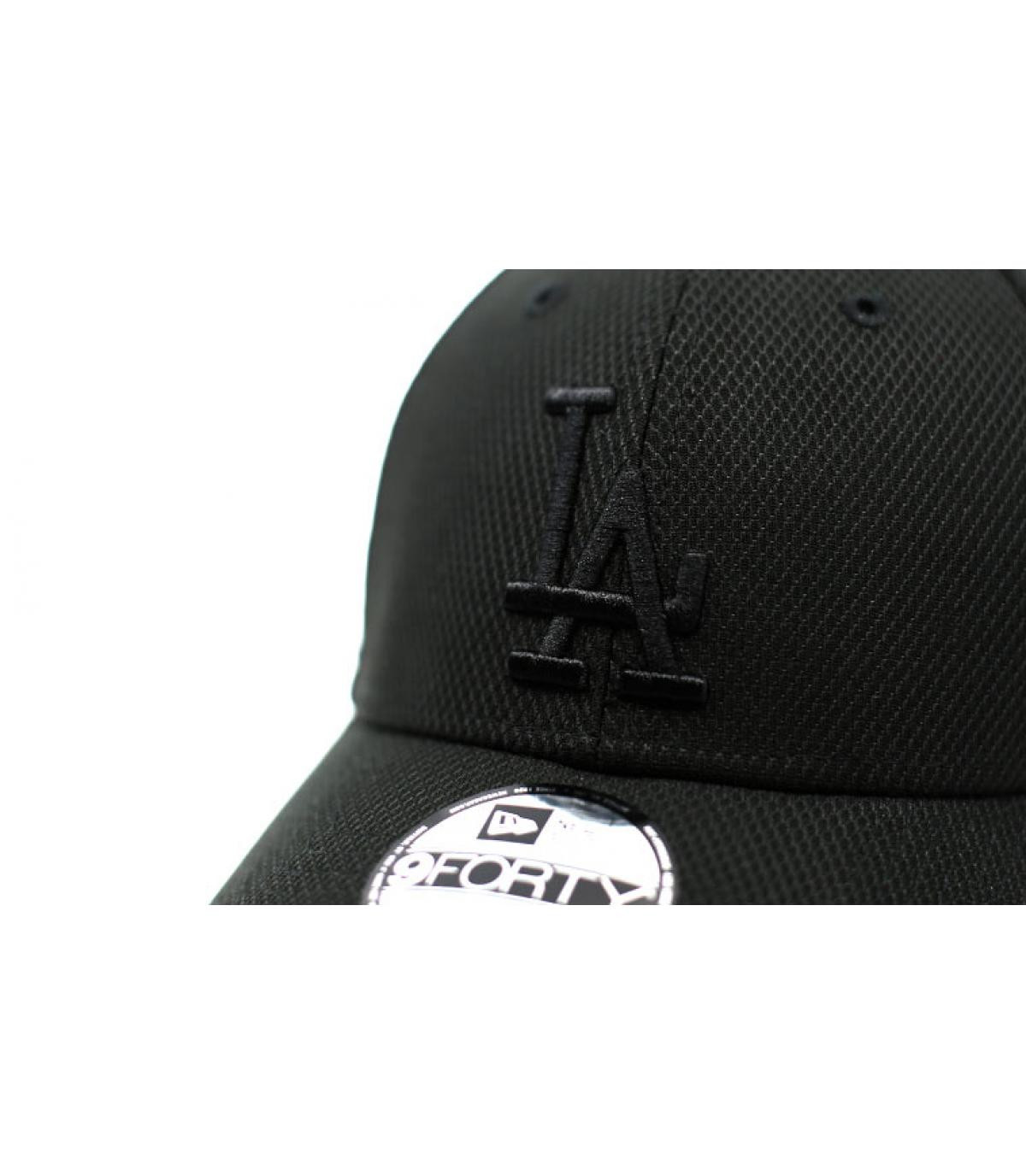 black LA diamond cap